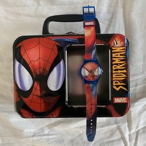 Vintage Spider-Man Watch & Lunchbox